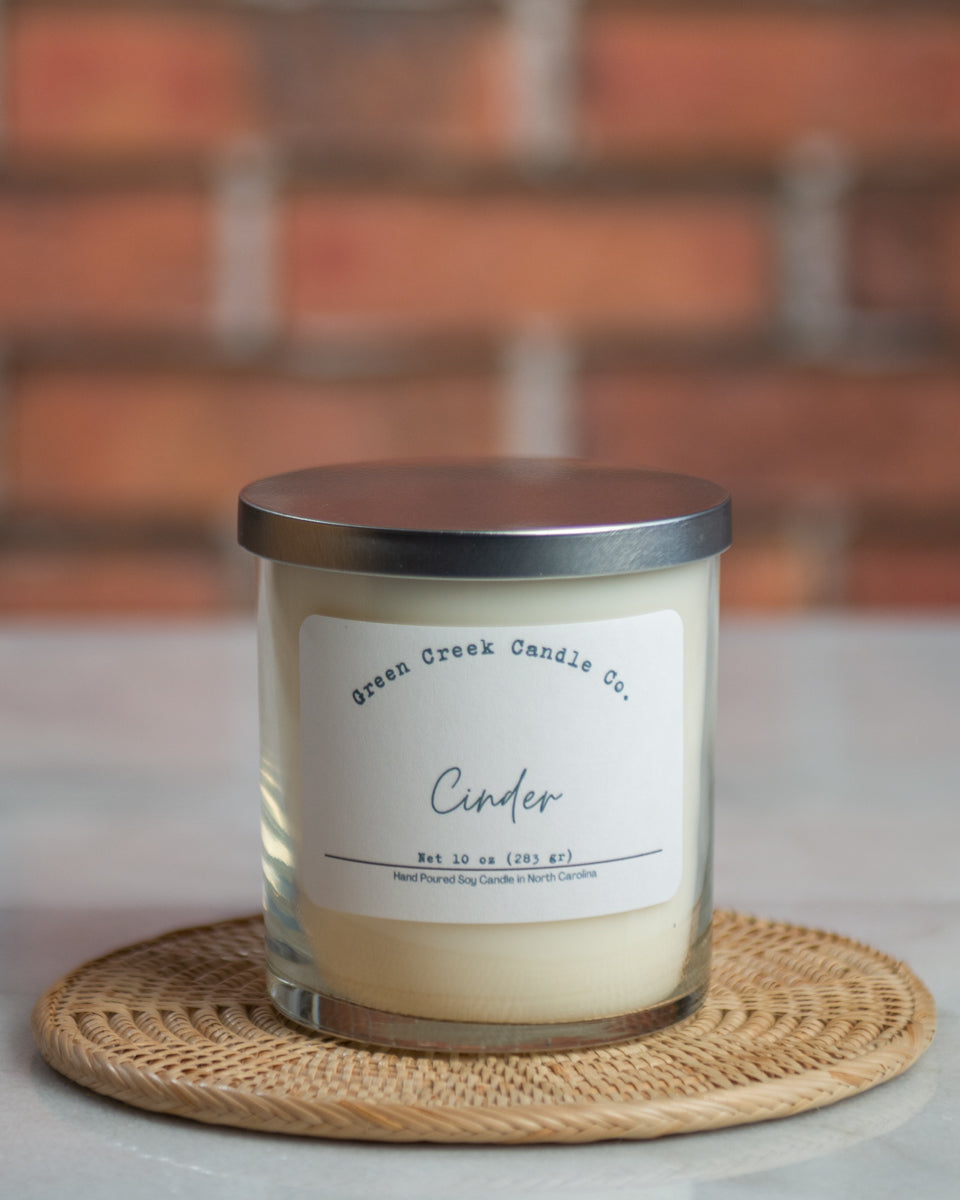 6 oz Tin with Cinder fragrance