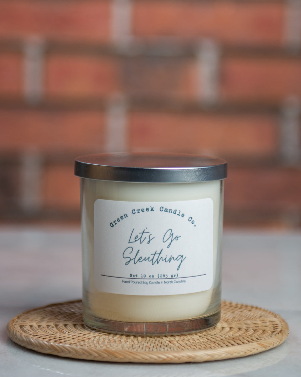6 oz Tin with Let's Go Sleuthing fragrance