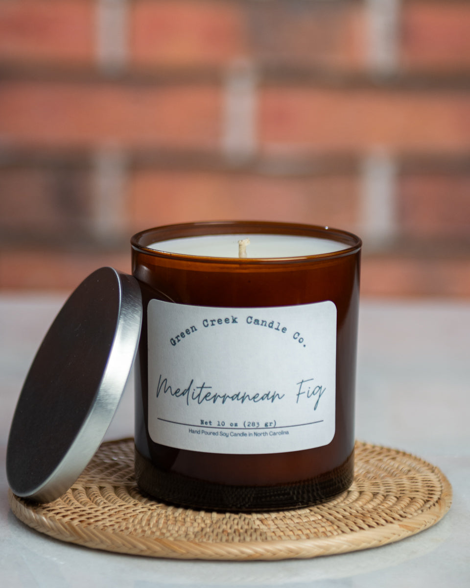 10 oz Clear Tumbler with Mediterranean Fig fragrance