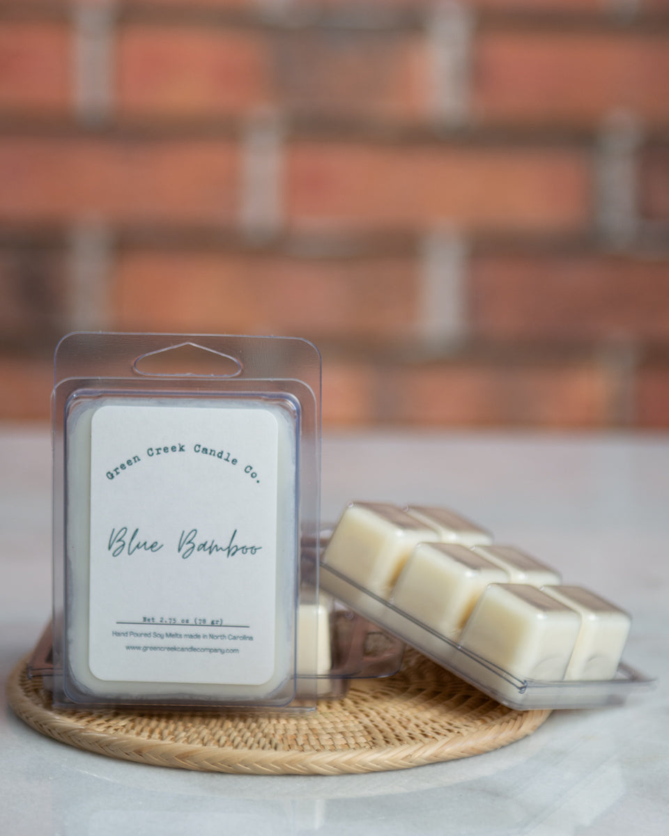 10 oz Clear Tumbler with Blue Bamboo fragrance