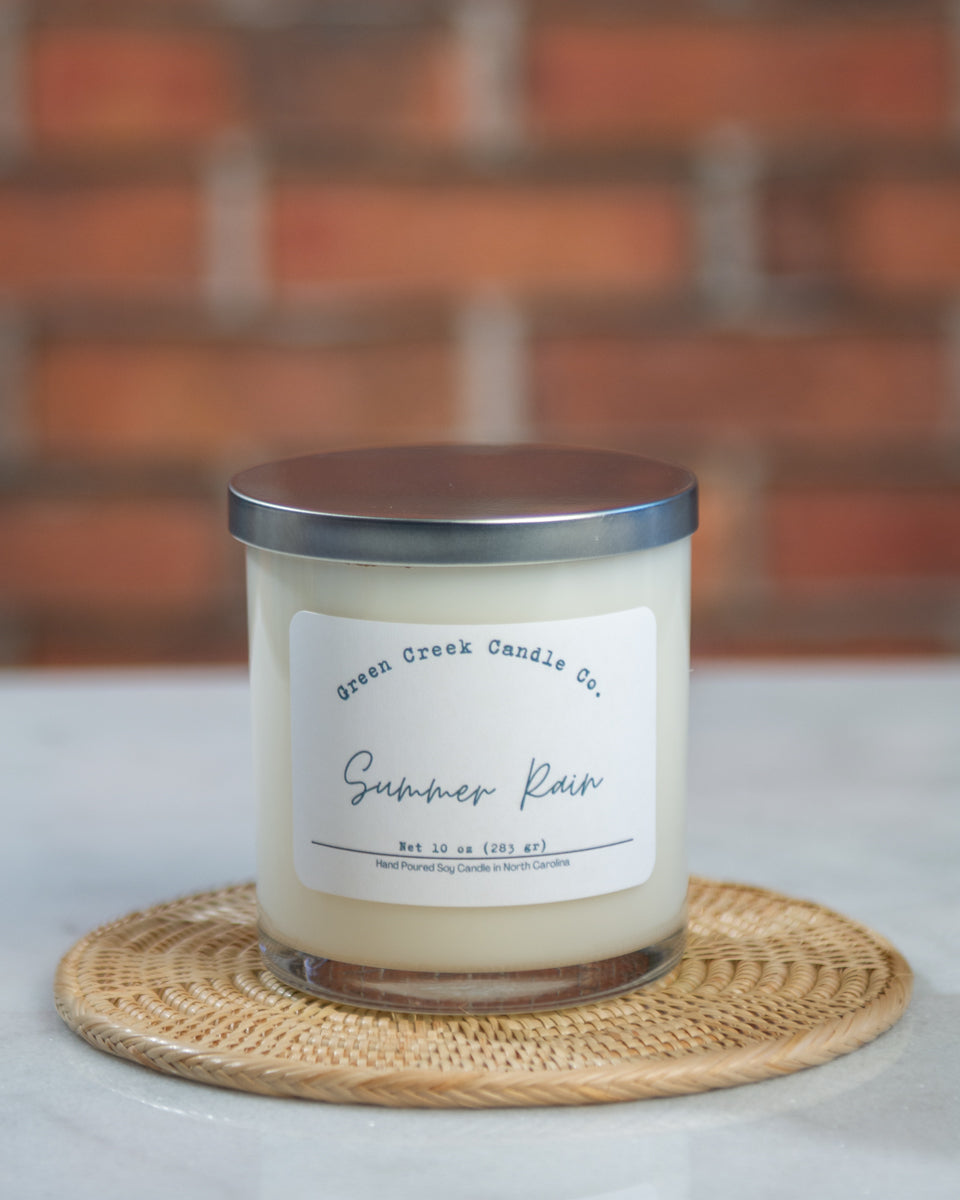 6 oz Tin with Summer Rain fragrance