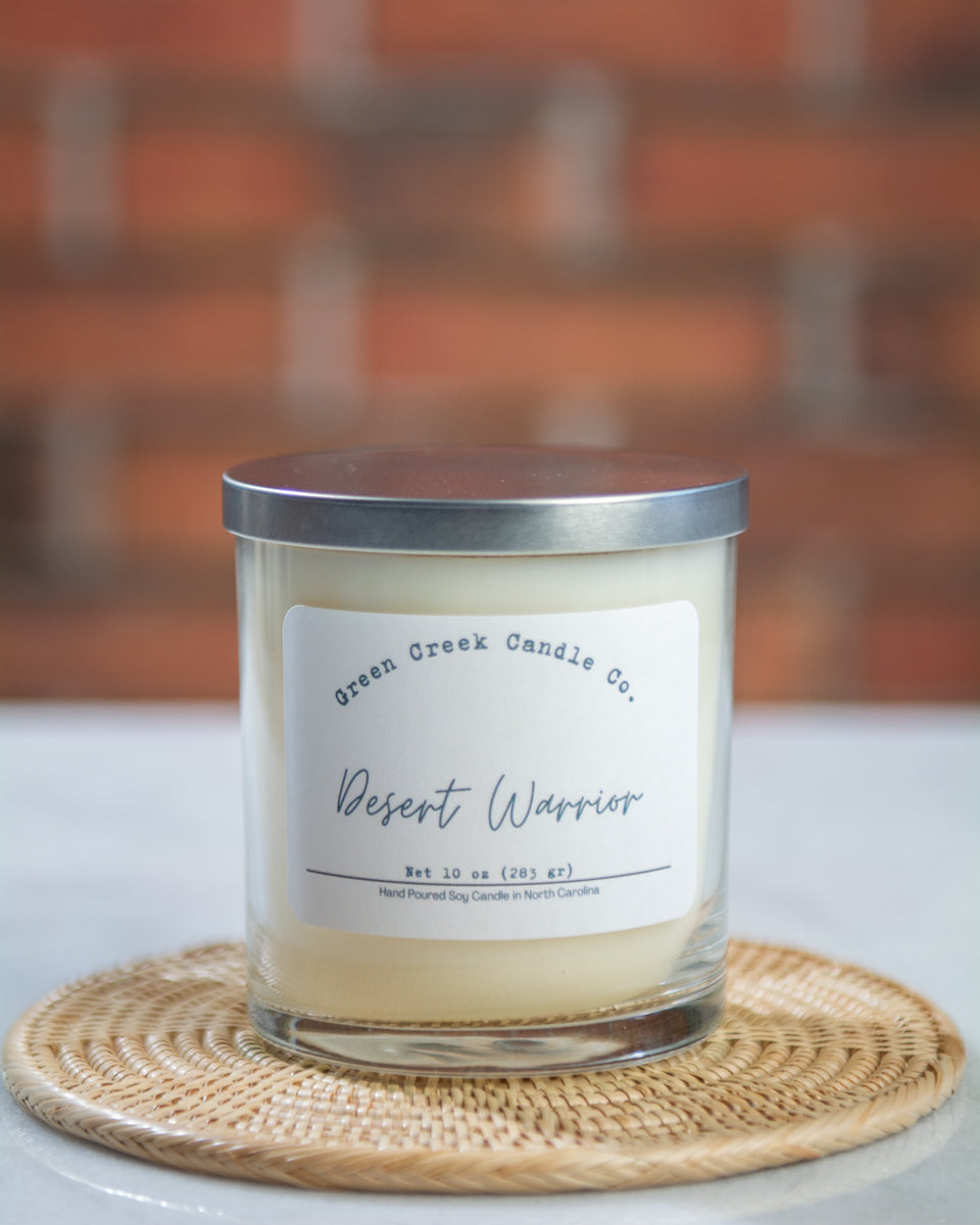 6 oz Tin with Desert Warrior fragrance