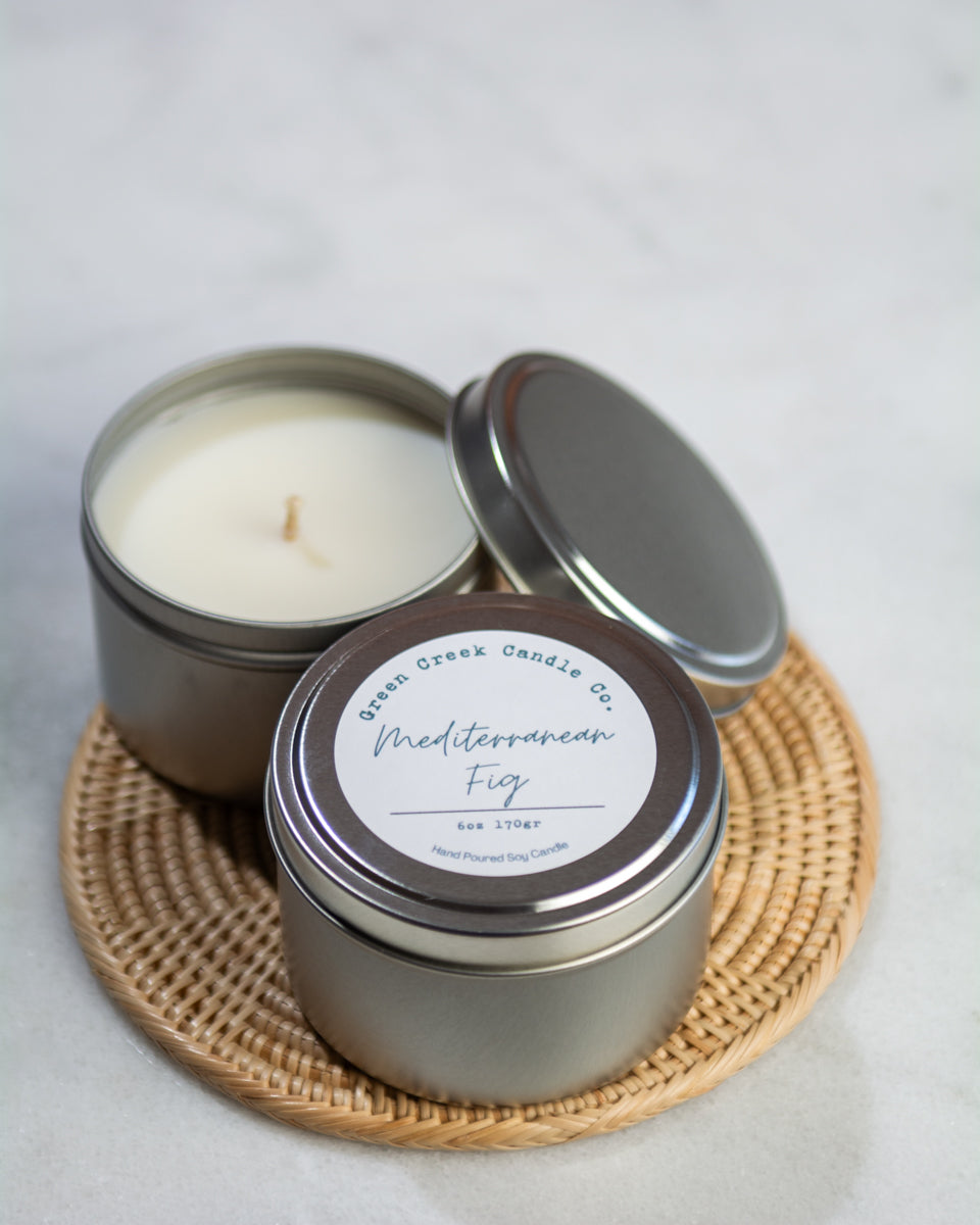 6 oz Tin with Mediterranean Fig fragrance