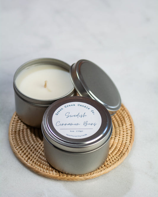 10 oz Amber Tumbler with Swedish Cinnamon Buns fragrance