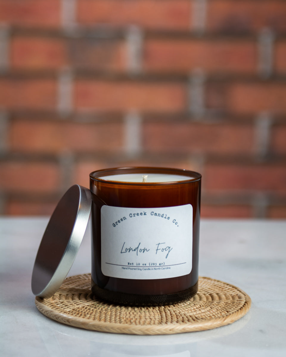 10 oz Clear Tumbler with London Fog fragrance