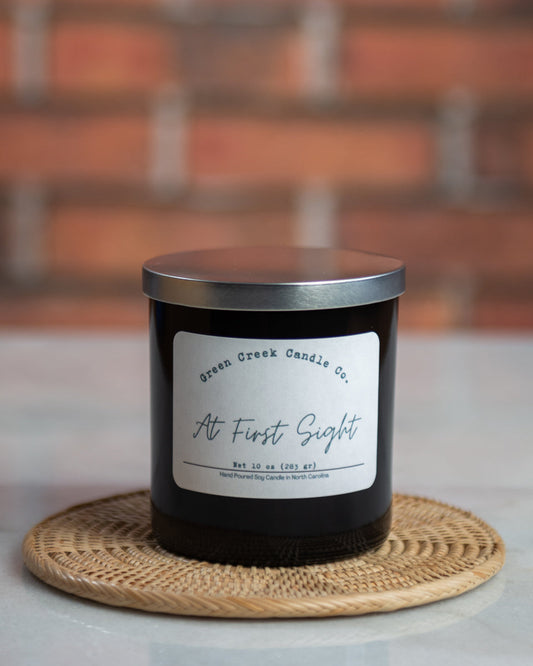 10 oz Black Tumbler with At First Sight fragrance