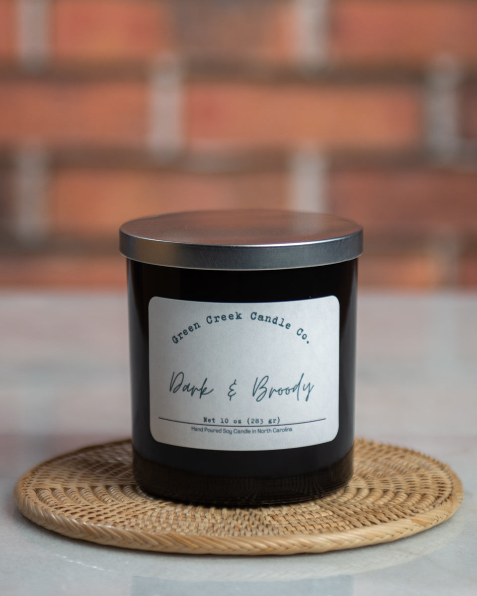 10 oz Black Tumbler with Dark & Broody fragrance