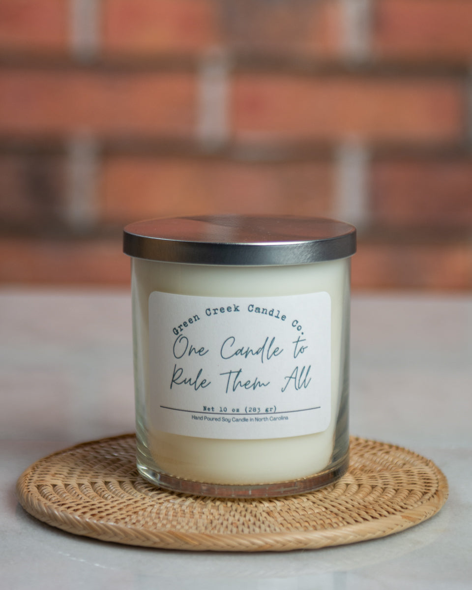 6 oz Tin with One Candle to Rule Them All fragrance