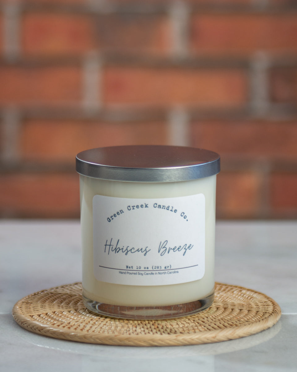 6 oz Tin with Hibiscus Breeze fragrance