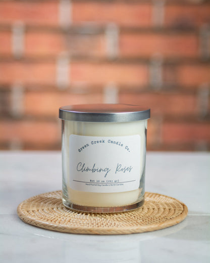 6 oz Tin with Climbing Roses fragrance